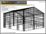 40' x 40' x 20' Steel Building for Sale - USA, CO 81020