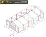 40' x 80' x 14' Steel Building for Sale - Chardon, OH 44024