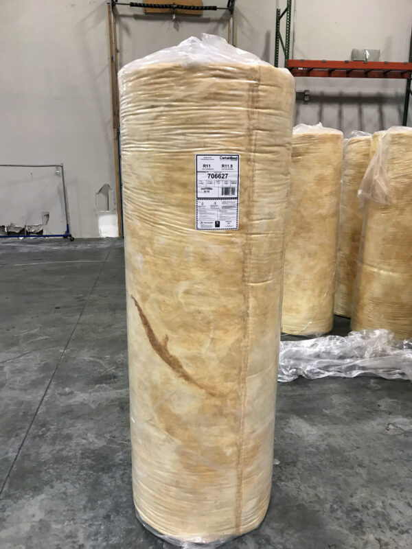 Unfaced Commercial Fiberglass Batt Insulation Roll